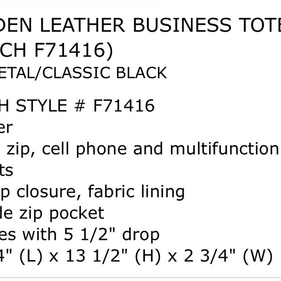 Black Leather Men's Bag - Picture 14 of 14